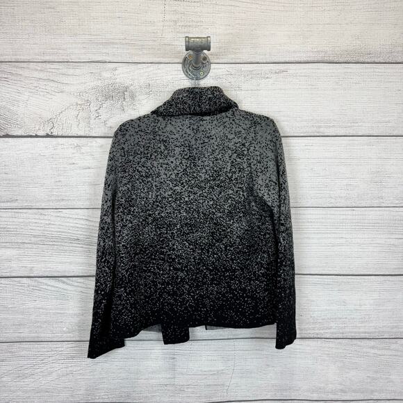 Betty Betty Women's Gray & Black Single Button Sweater Cardigan Size Small - Picture 7 of 7